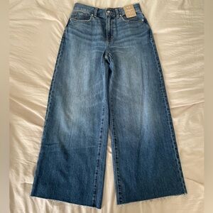 NWT Madewell super wide leg jeans